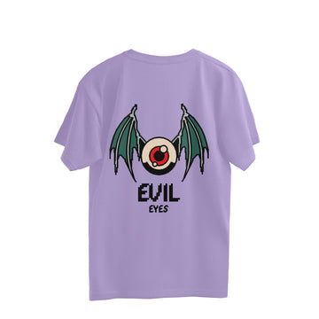 Evil Eyes | 100% Combed Cotton Oversized Tshirt - JCX