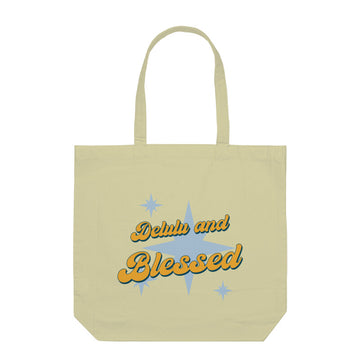 Delulu and Blessed Tote Bag - JCX