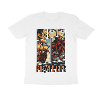 Pirate Life | Unisex 100% Combed Cotton Half Sleeve| JCX